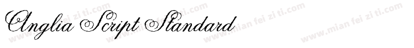 Anglia Script Standard字体转换